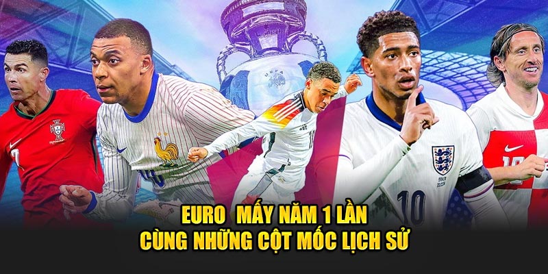 Euro  mấy năm 1 lần cùng những cột mốc lịch sử 